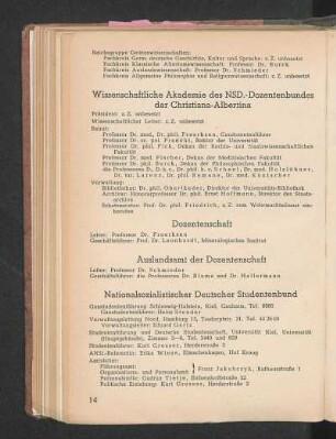 Auslandsamt der Dozentenschaft