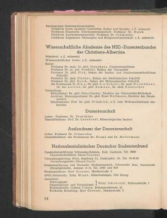 Auslandsamt der Dozentenschaft