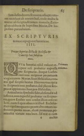 Ex scripturis...IIII.