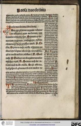 Prosa duodecima libri tertii