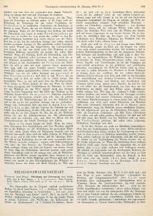 649-652 [Rezension] Hinduismus und Christentum