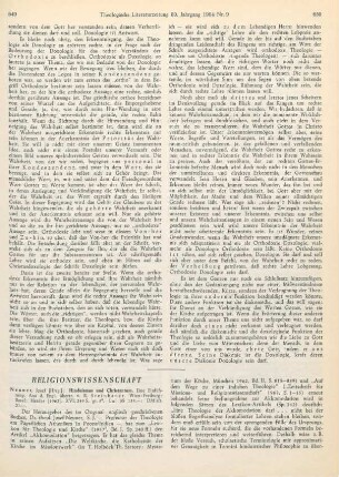 649-652 [Rezension] Hinduismus und Christentum