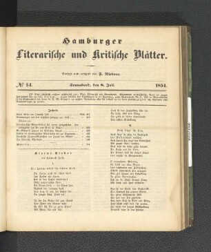 No. 54. 8. Juli 1854