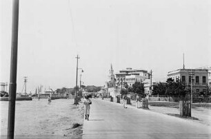 Reisefotos Karibik. Trinidad. Straßenbild (vielleicht auch Promenade in Port of Spain)