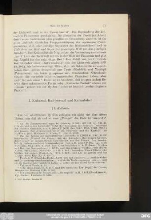 § 3. Kultstätte