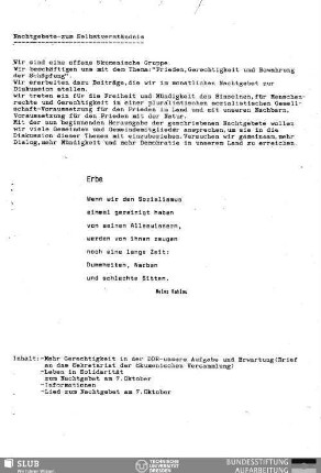 Nachtgebete zum Selbstverständnis