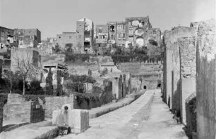 Straße der antiken Stadt Herculaneum