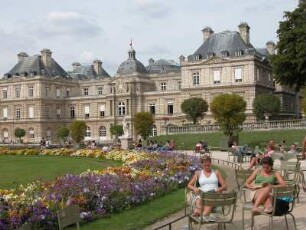 Palais du Luxembourg, Sitz des Senats, und Parkanlage. Im Quartier Latin