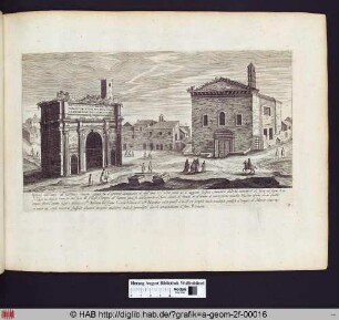 Vestigij dell'arco di Settimio Severo