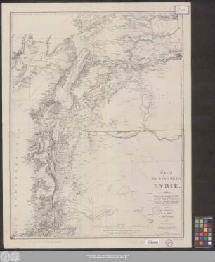 Carte du nord de la Syrie