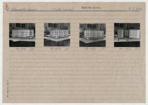 Modell: Altenwohnheim. Berlin
