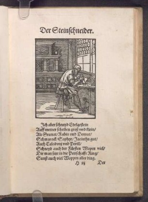 Der Steinschneider.