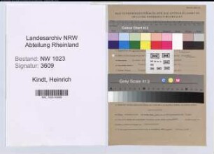 Entnazifizierung Heinrich Kindt , geb. 21.03.1907 (Arzt)