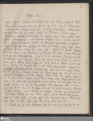 Bl. 74: SvC, Julius an Bunsen, München,18.12.1842