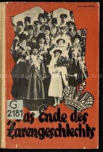 Schrift über das Schicksal der russischen Zarenfamilie in deutscher Übersetzung