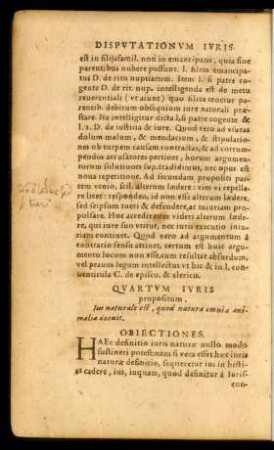 Quartum Iuris propositum.