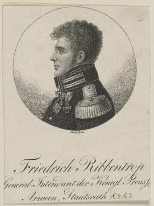 Bildnis des Friedrich Ribbentrop