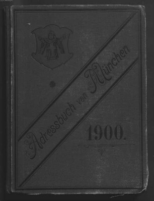 Adreßbuch für München. 1900