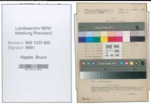 Entnazifizierung Bruno Hippler , geb. 05.04.1905 (Reg.Inspektor)