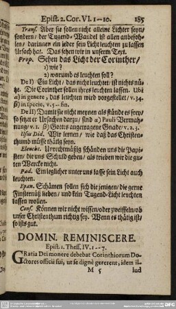 Domin. Reminiscere. Epist. 1. Thess. IV. 1-7