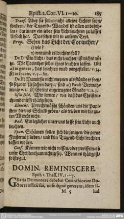Domin. Reminiscere. Epist. 1. Thess. IV. 1-7