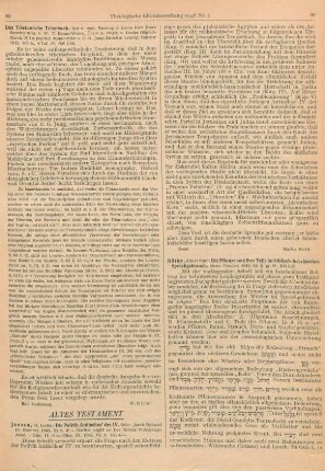 90-91 [Rezension] Rüthy, Albert E., Die Pflanze und ihre Teile im biblisch-hebraeischen Sprachgebrauch