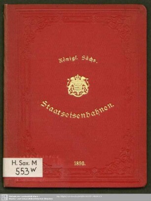 1890: Königl.-Sächs. Staatseisenbahnen