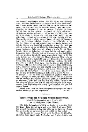 Jahresbericht des Leipziger Lehrerinnenvereins : erstattet in der Versammlung am 5. September 1890