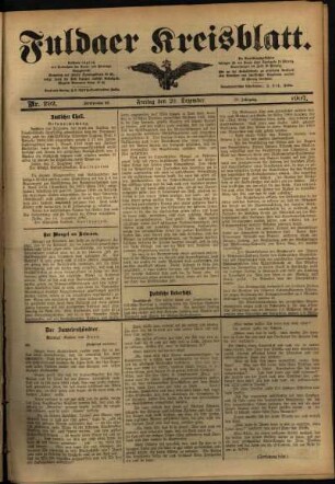 Ausgabe vom Freitag, den 20. Dezember 1907.