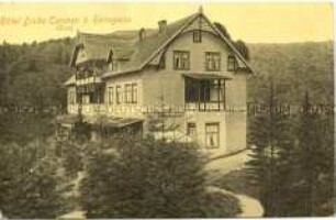 Ansicht vom Hotel "Dicke Tannen" im Harz