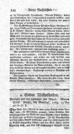 Versuche aus der Literatur und Moral. St.4.
