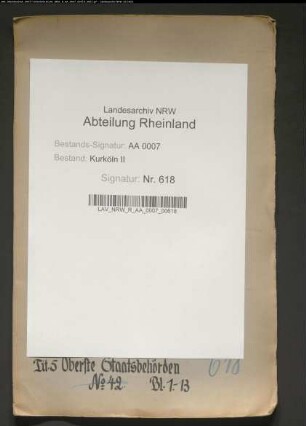 Legationssekretäre, Agenten und andere Beamte