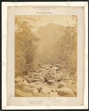 Photographs New South Wales, Blue Mountain Scenery: The Valley of the Grose, No. 1 Bed of River