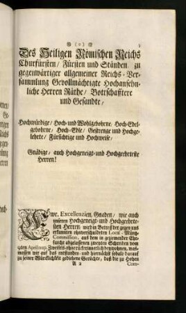 3-9, Des Heiligen Roemischen Reichs Churfuersten ...