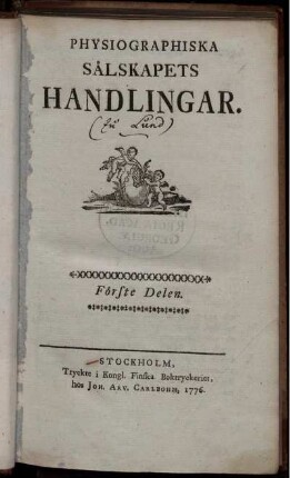 1: Physiographiska Sällskapets handlingar