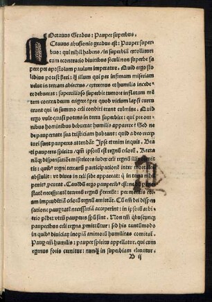 Octavus Gradus: Pauper superbus.