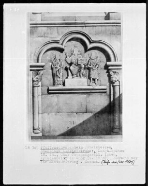 Arkadenrelief mit Deesis