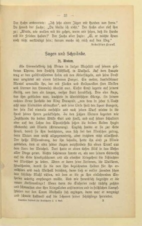 Sagen und Schwänke
