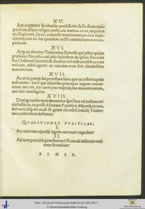 Quaestiones Politicae