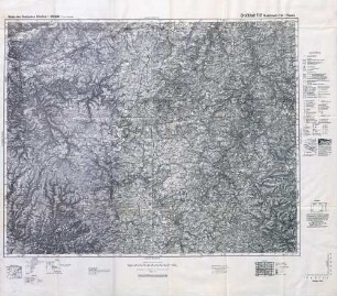 Reichskarte: Großblatt 112 Rudolstadt-Hof-Plauen