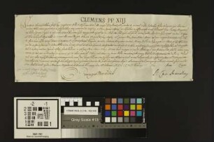 Mainz (St. Peter): Papst Clemens XIII.