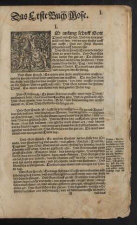 Das Erste Buch Mose.