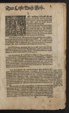 Das Erste Buch Mose.