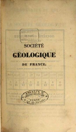 BSGF : earth sciences bulletin. 2, 2. 1831/32