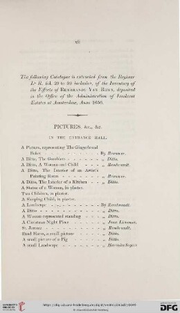 Pictures, &c., &c.