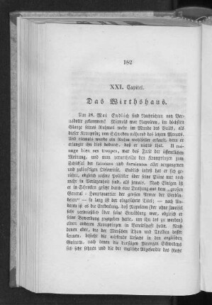 XXI. Capitel. Das Wirthshaus.