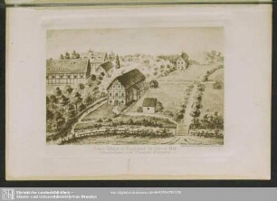 Obere Mühle in Eschdorf im Jahre 1813 : Geburtshaus von Traugott Bienert