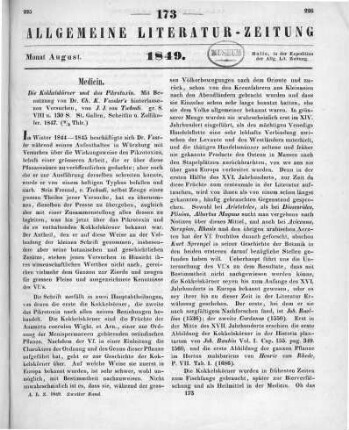 Tschudi, J. J.: Die Kokkelskörner und das Pikrotoxin. Mit Benutzung v. C. K. Vossler's hinterlassenen Versuchen. St. Gallen: Scheitlin & Zollikofer 1847