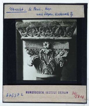 Utrecht, Sint Paulusabdij : Detailaufnahme