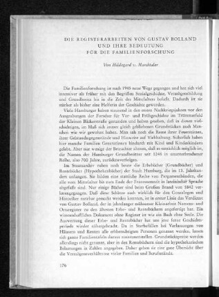 Die Registerarbeiten von Gustav Bolland und ihre Bedeutung für die Familienforschung